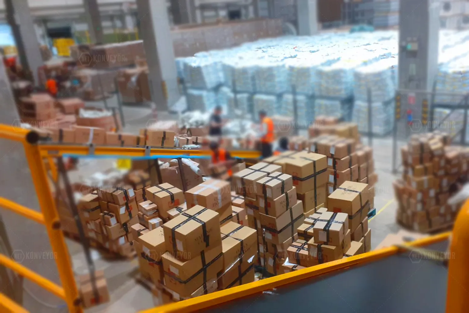 PVC-Bandforderer That Accelerates Cargo Operations